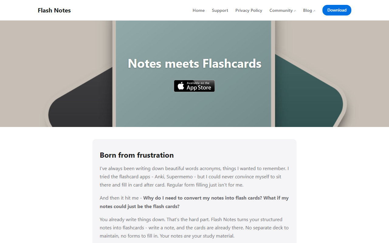 Flash Notes screenshot