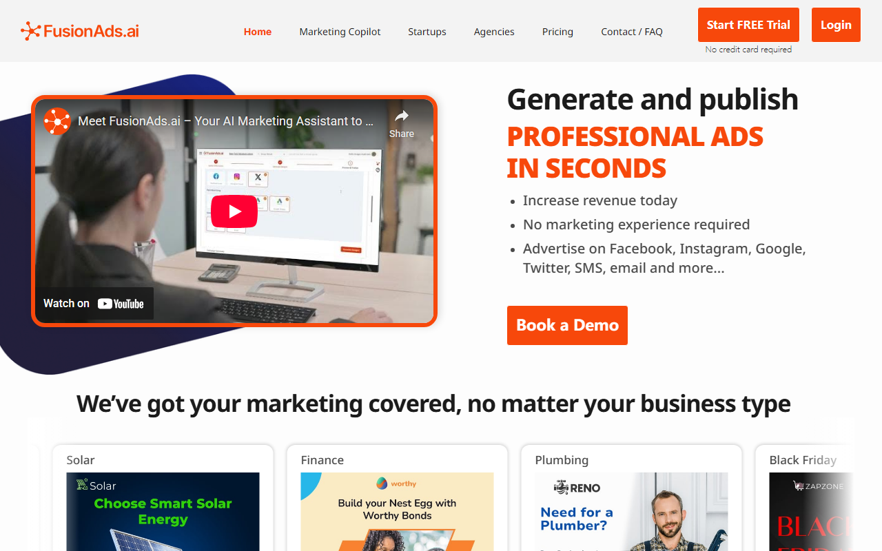 FusionAds.ai screenshot