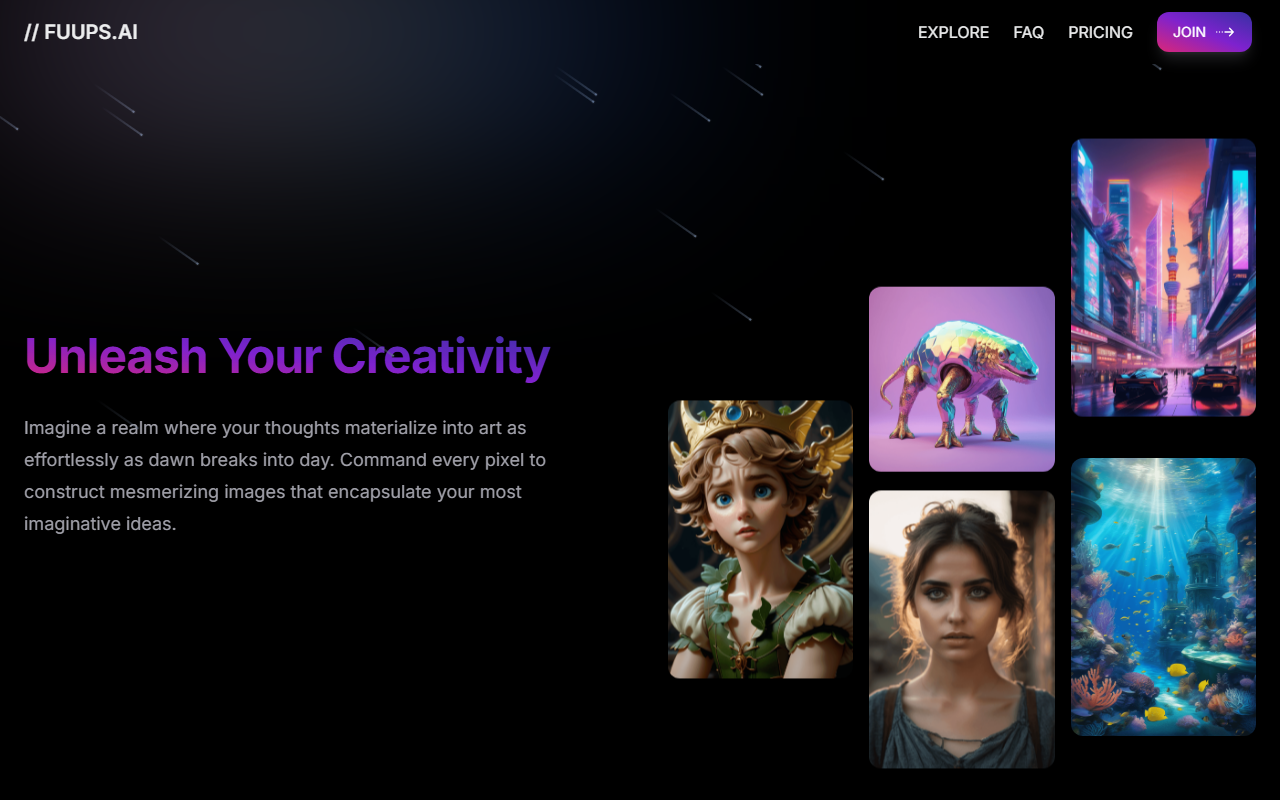 FUUPS.AI screenshot