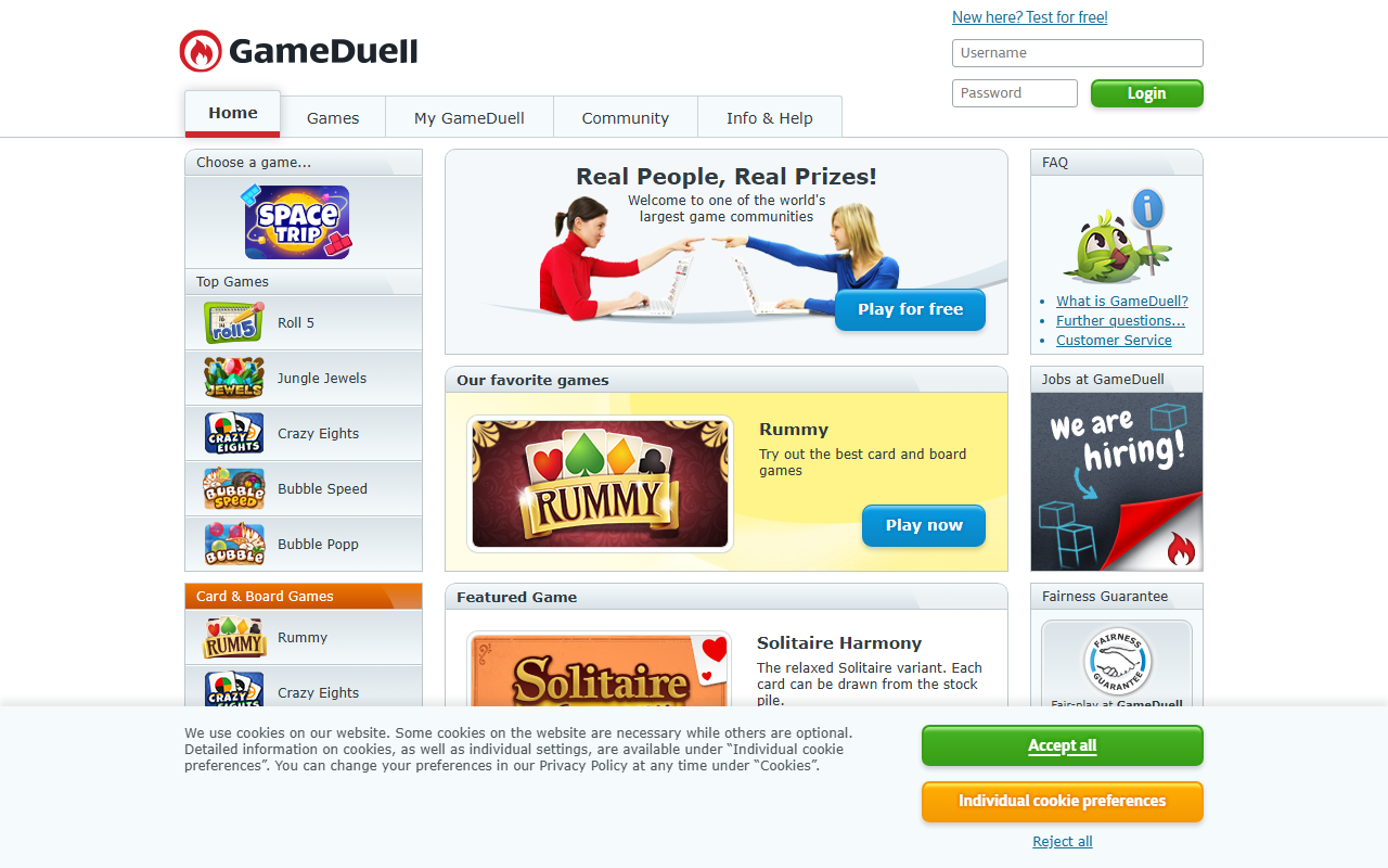GameDuell screenshot