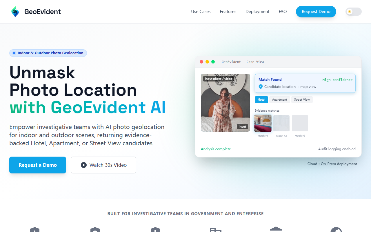 GeoEvident screenshot