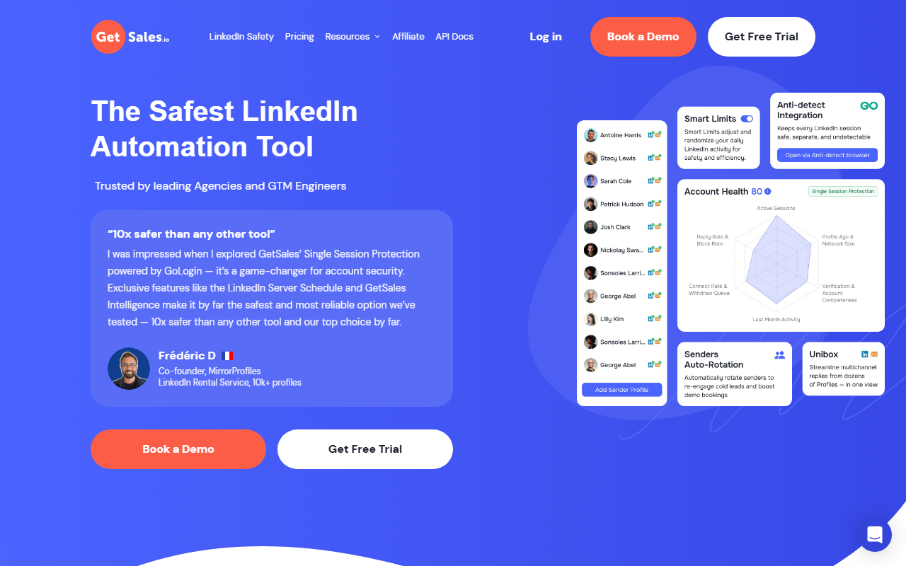 GetSales.io screenshot