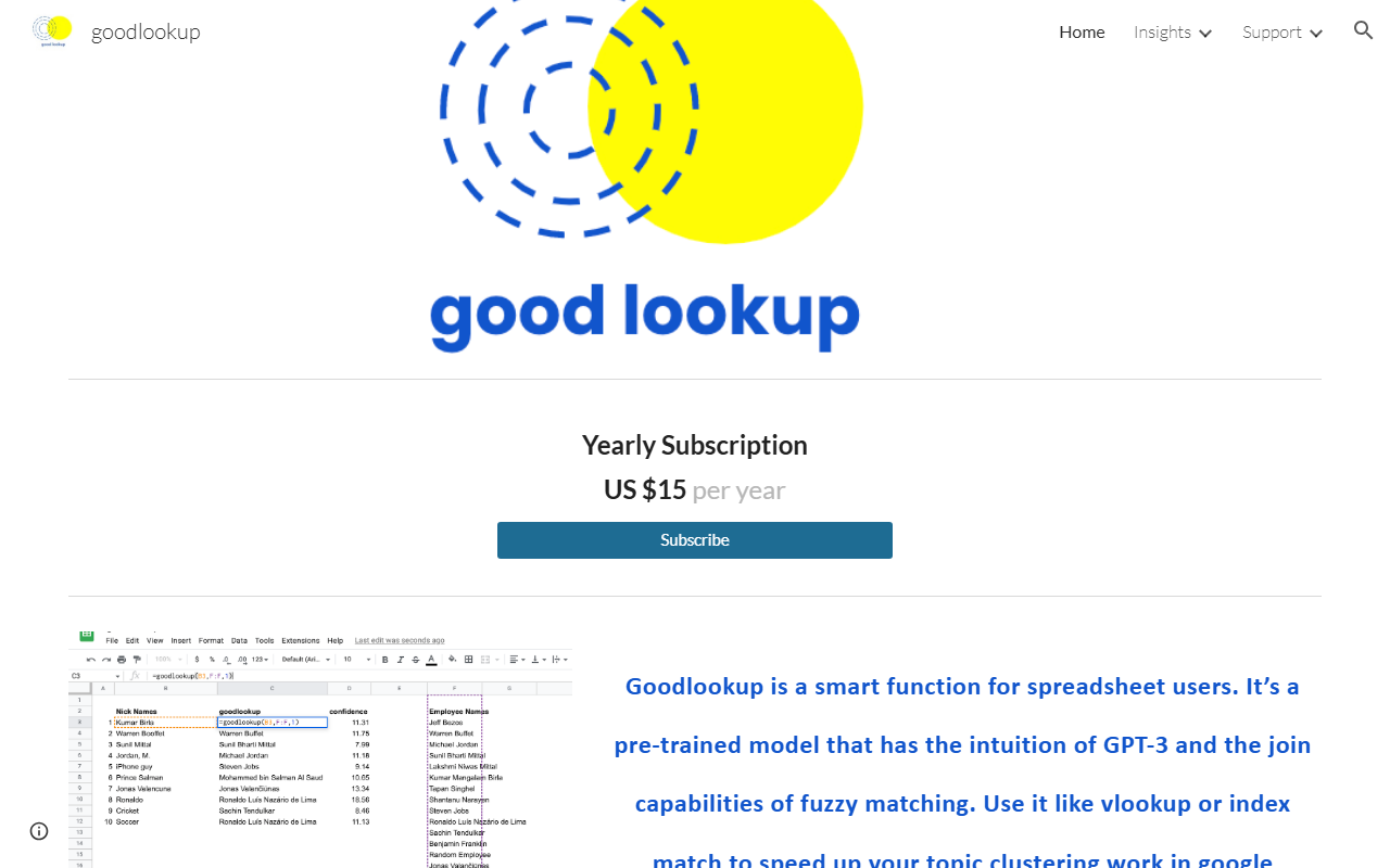 Goodlookup screenshot