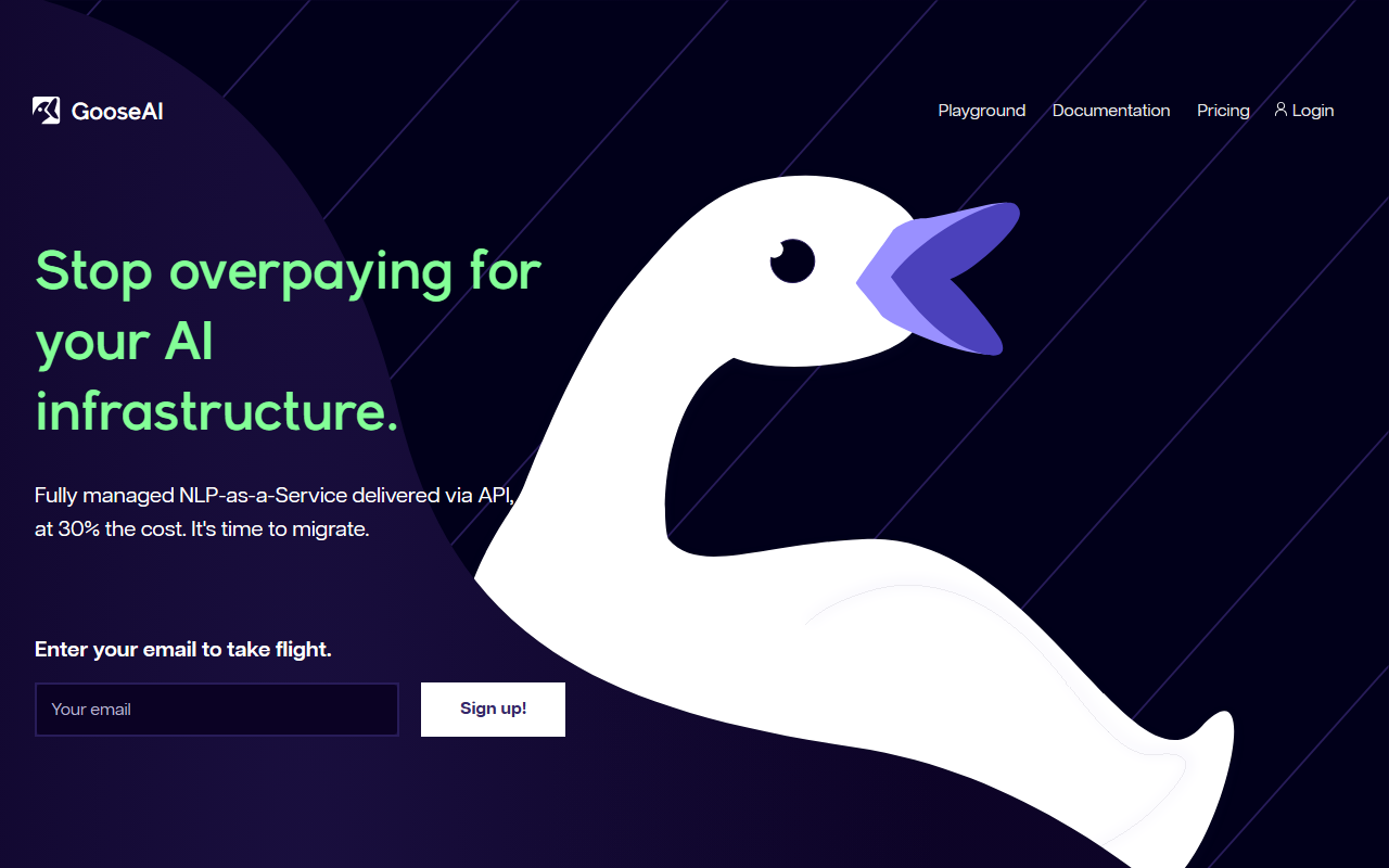 GooseAI screenshot