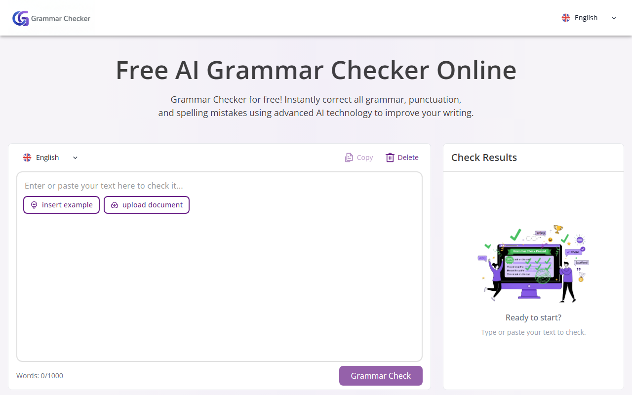 GrammarChecker screenshot