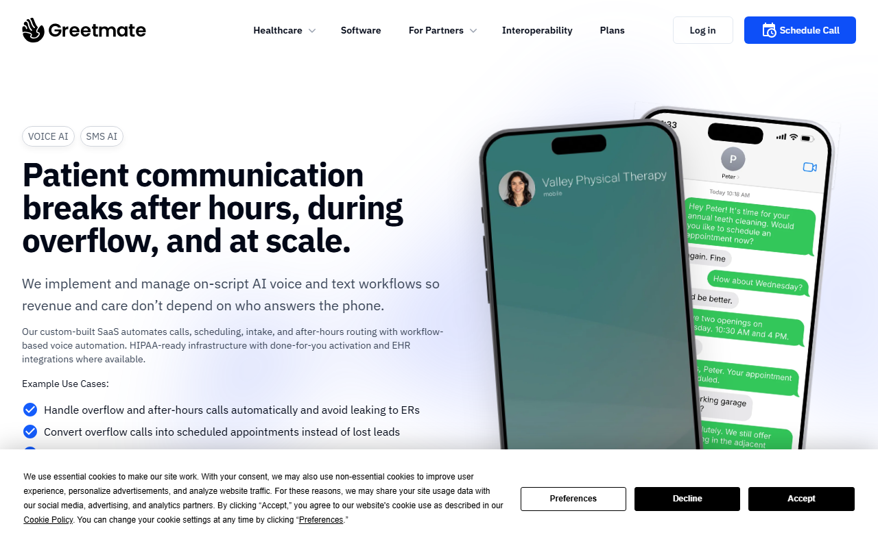 Greetmate screenshot