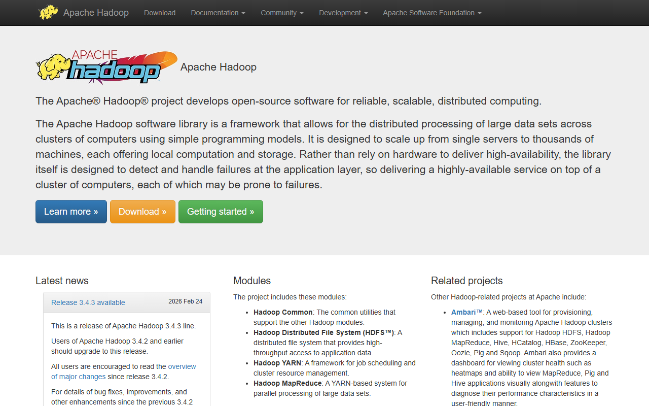 Apache Hadoop screenshot