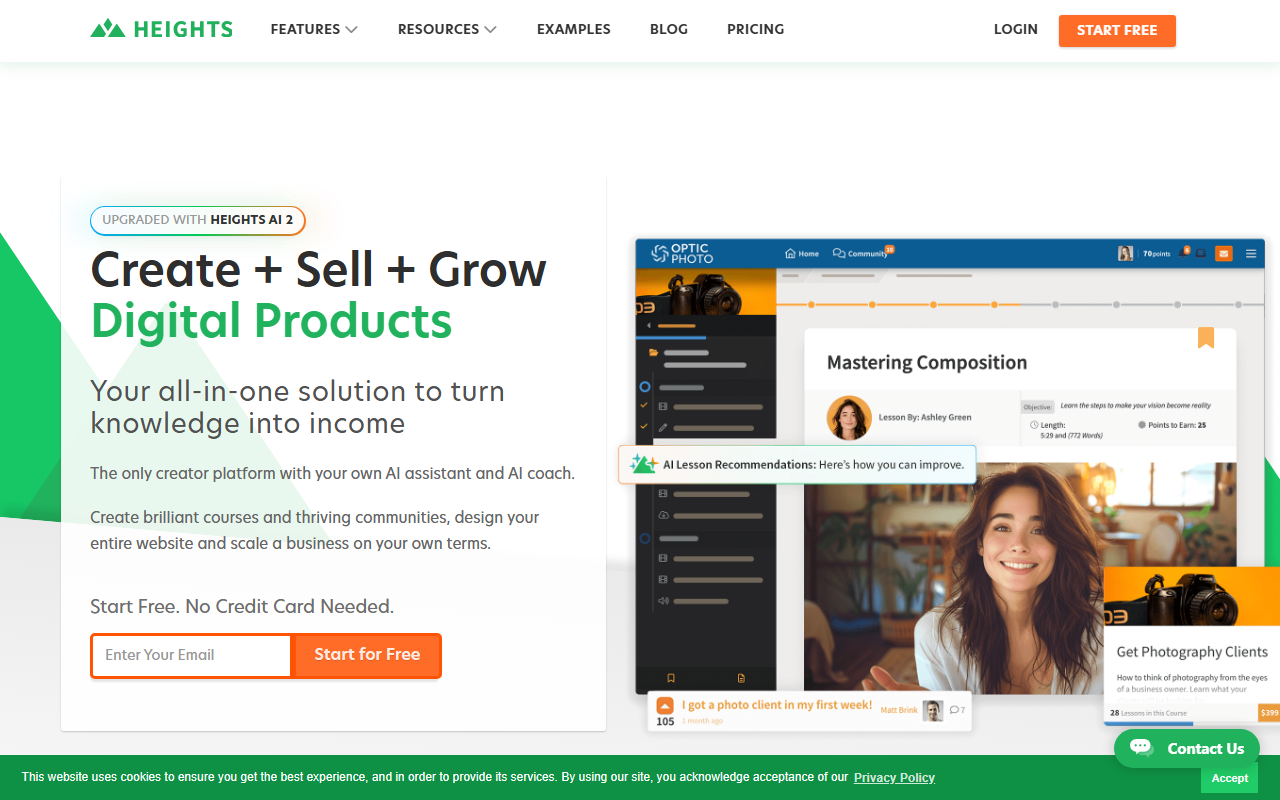 Heights Platform screenshot