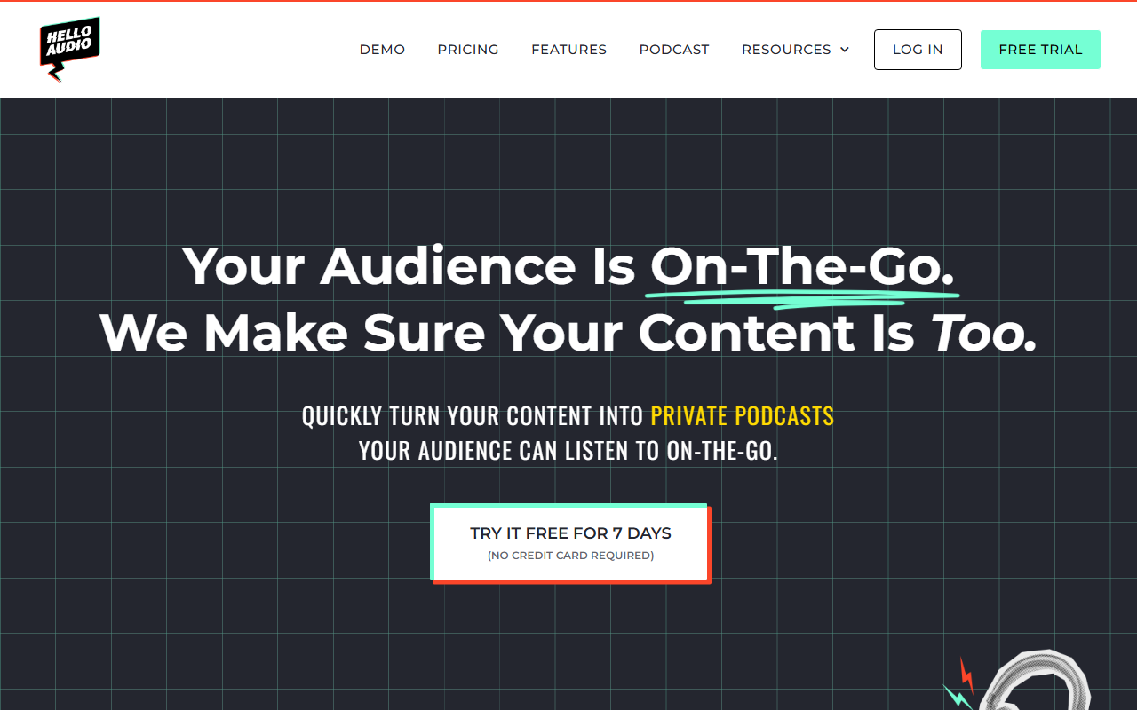 Hello Audio screenshot