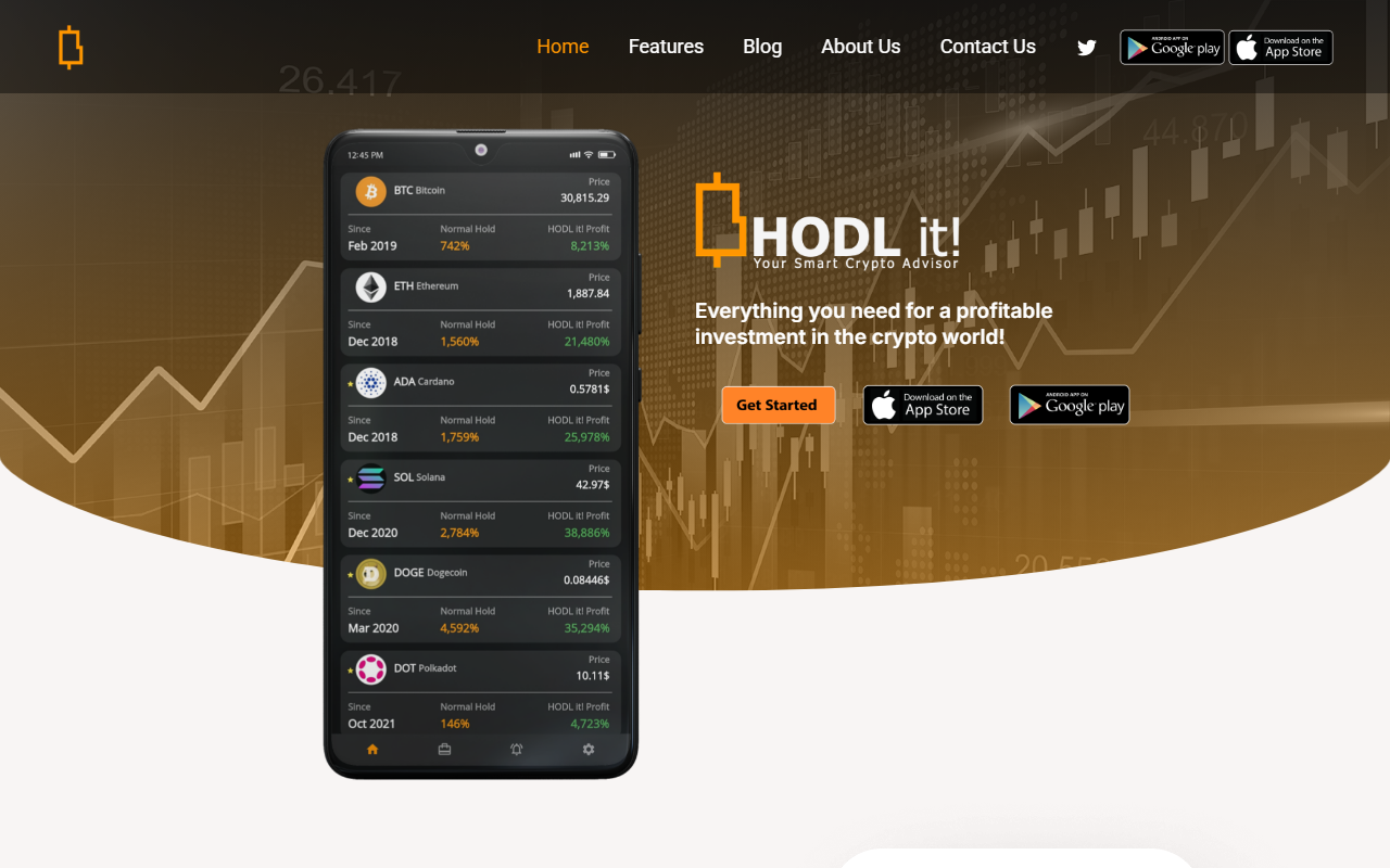 HODL it screenshot
