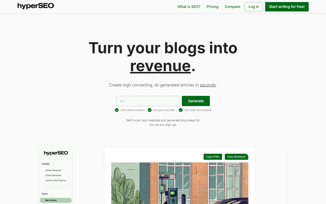 hyperSEO screenshot