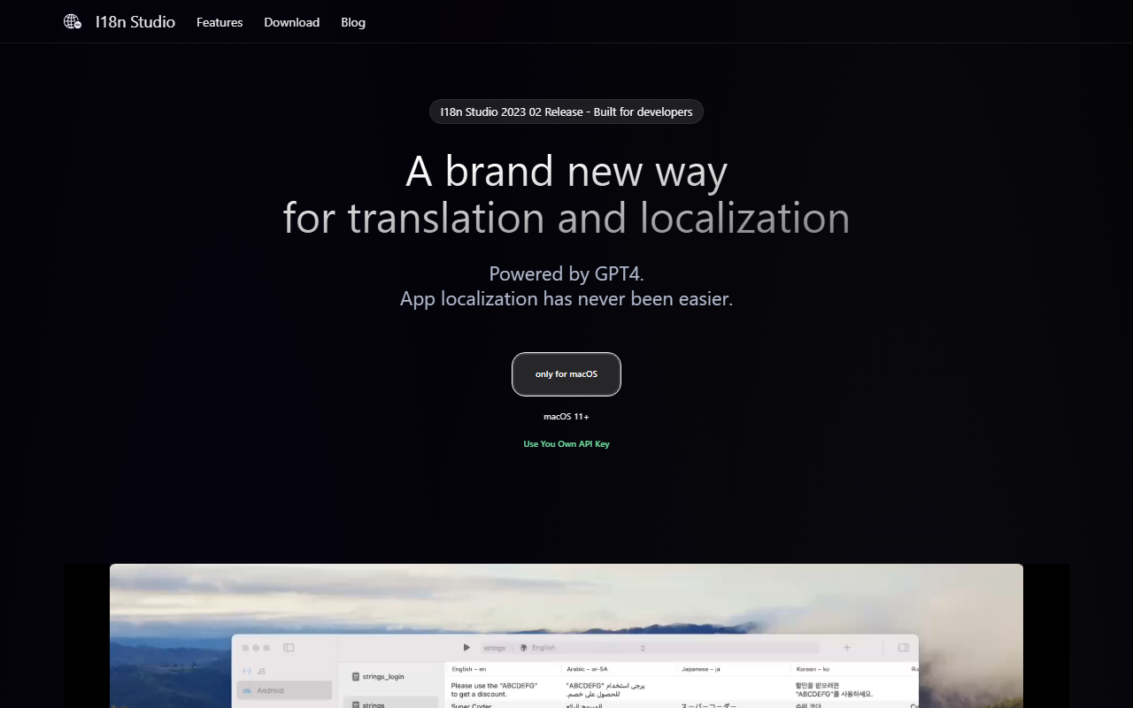 I18n Studio screenshot