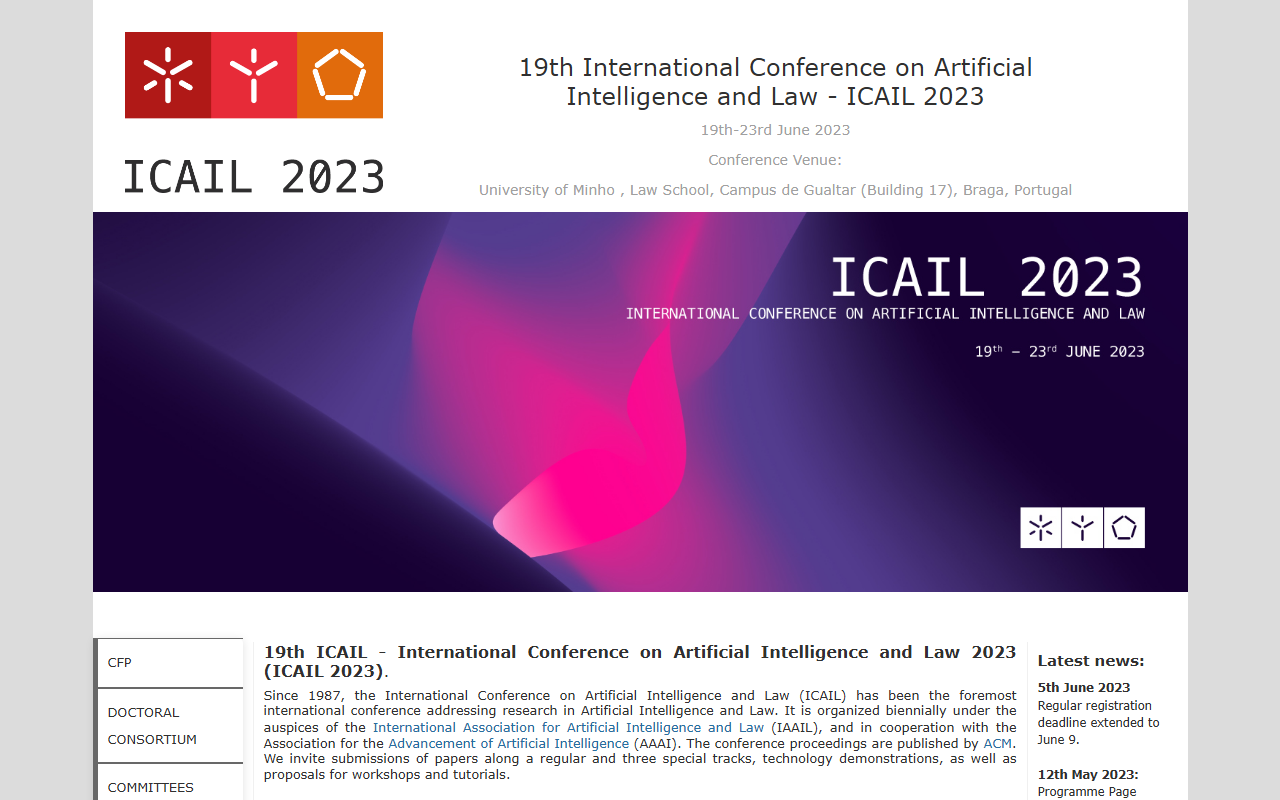 ICAIL screenshot