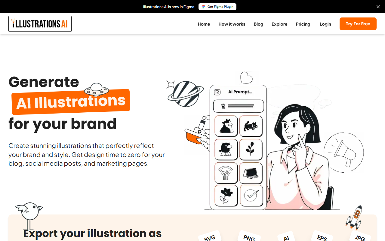 Illustrations AI screenshot