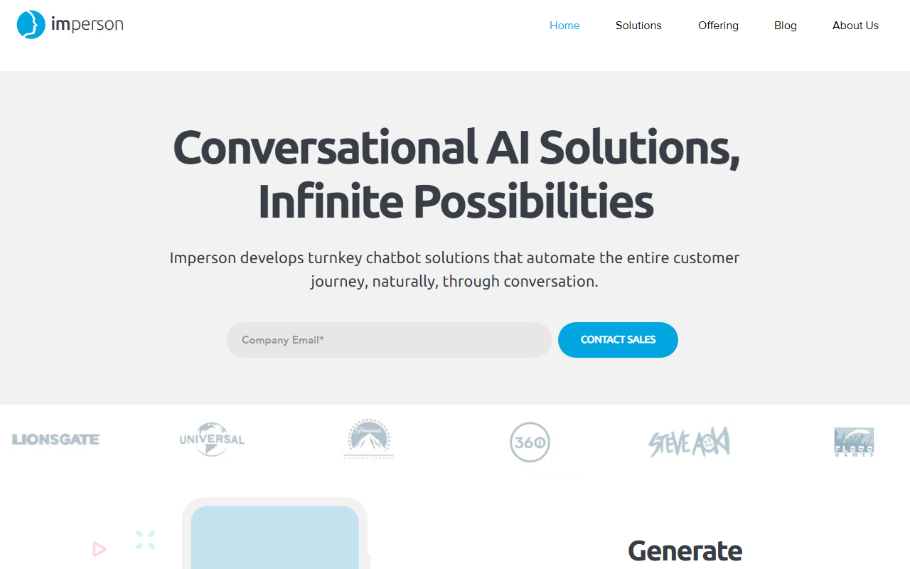Imperson screenshot