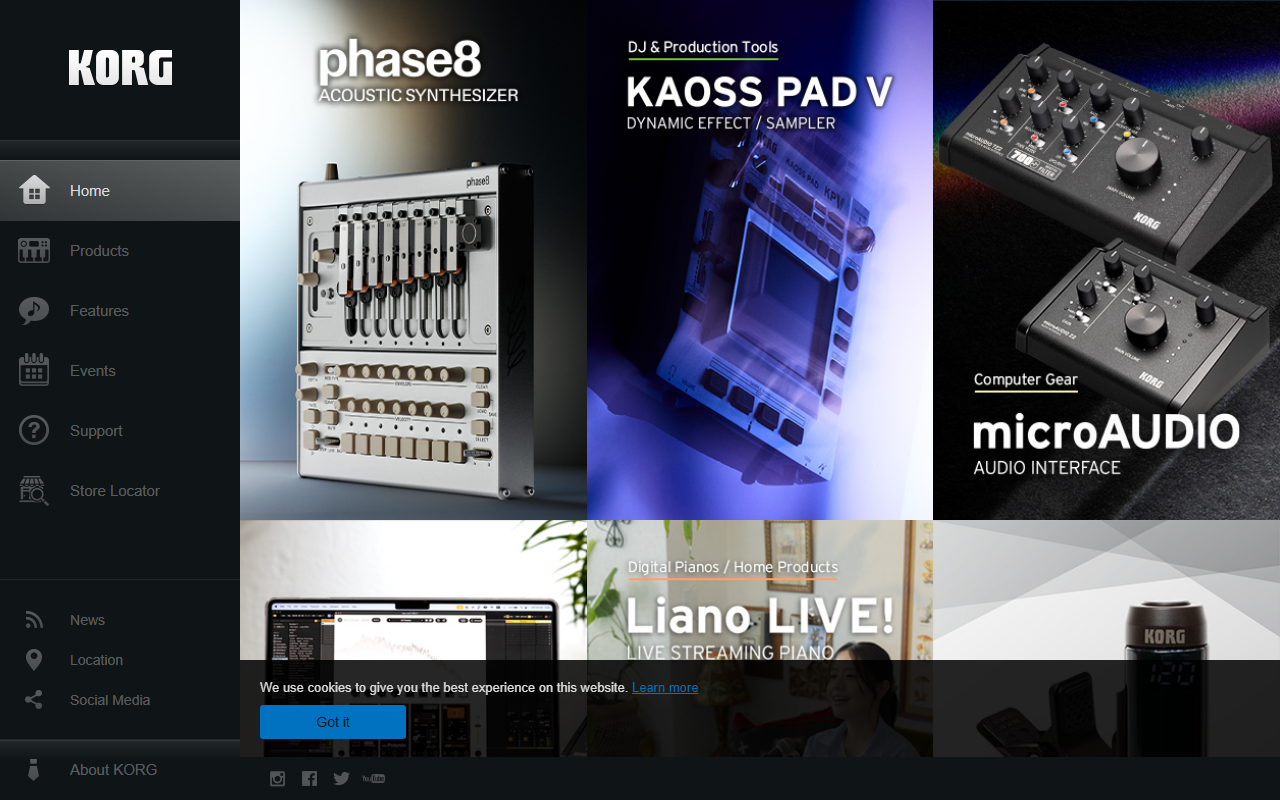 KORG screenshot