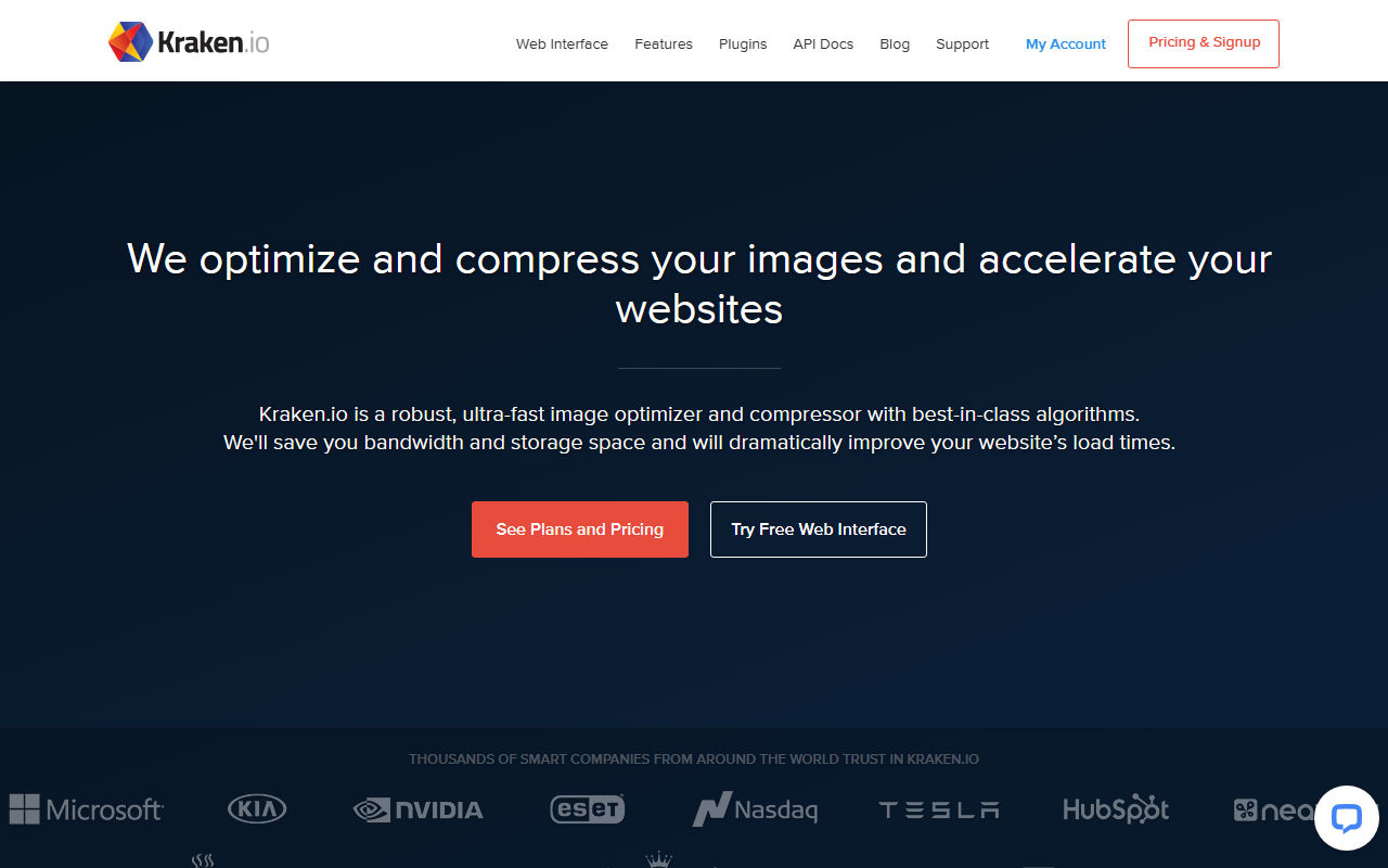 Kraken.io screenshot