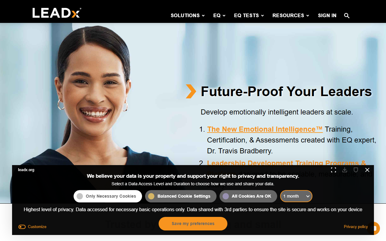 LEADx screenshot