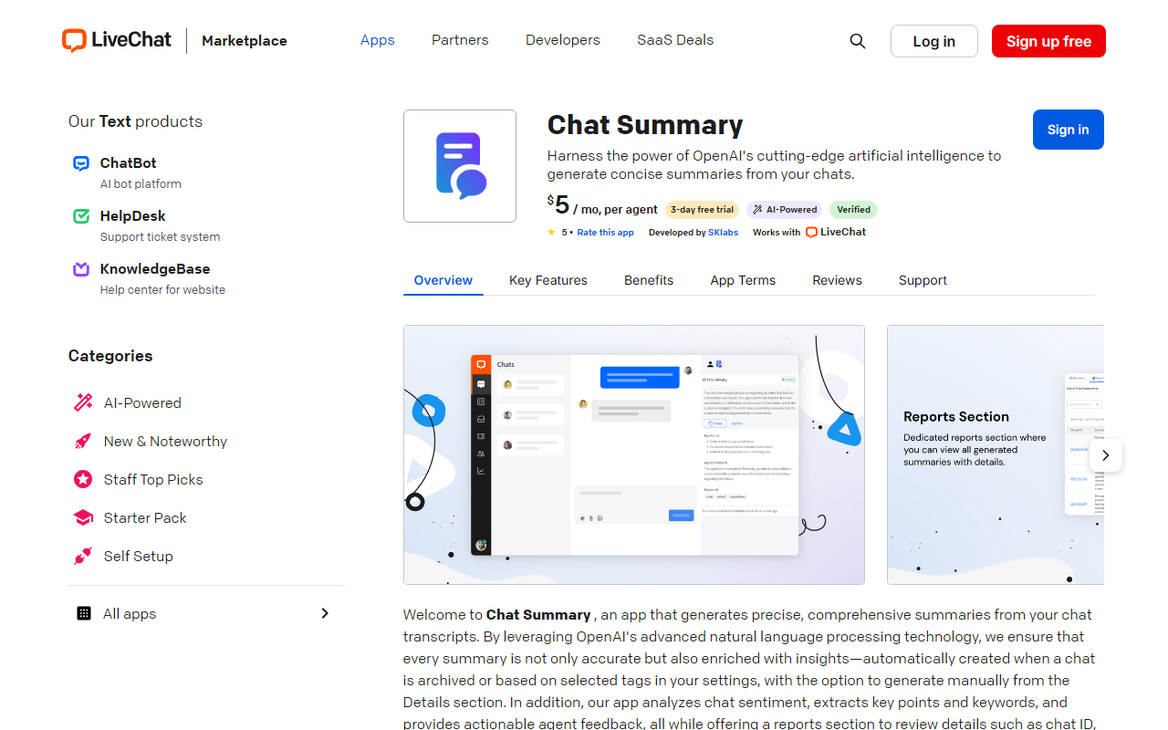LiveChat screenshot