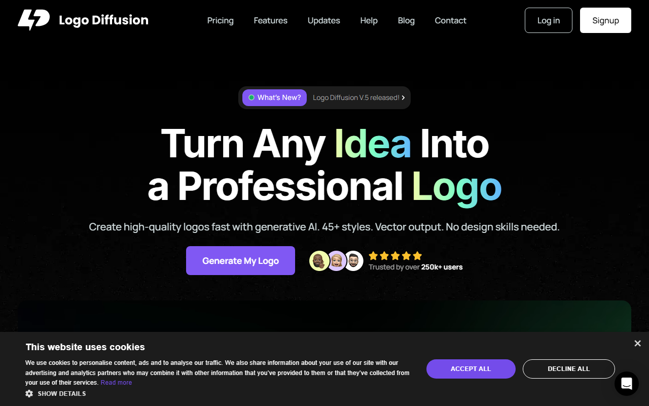 Logo Diffusion screenshot