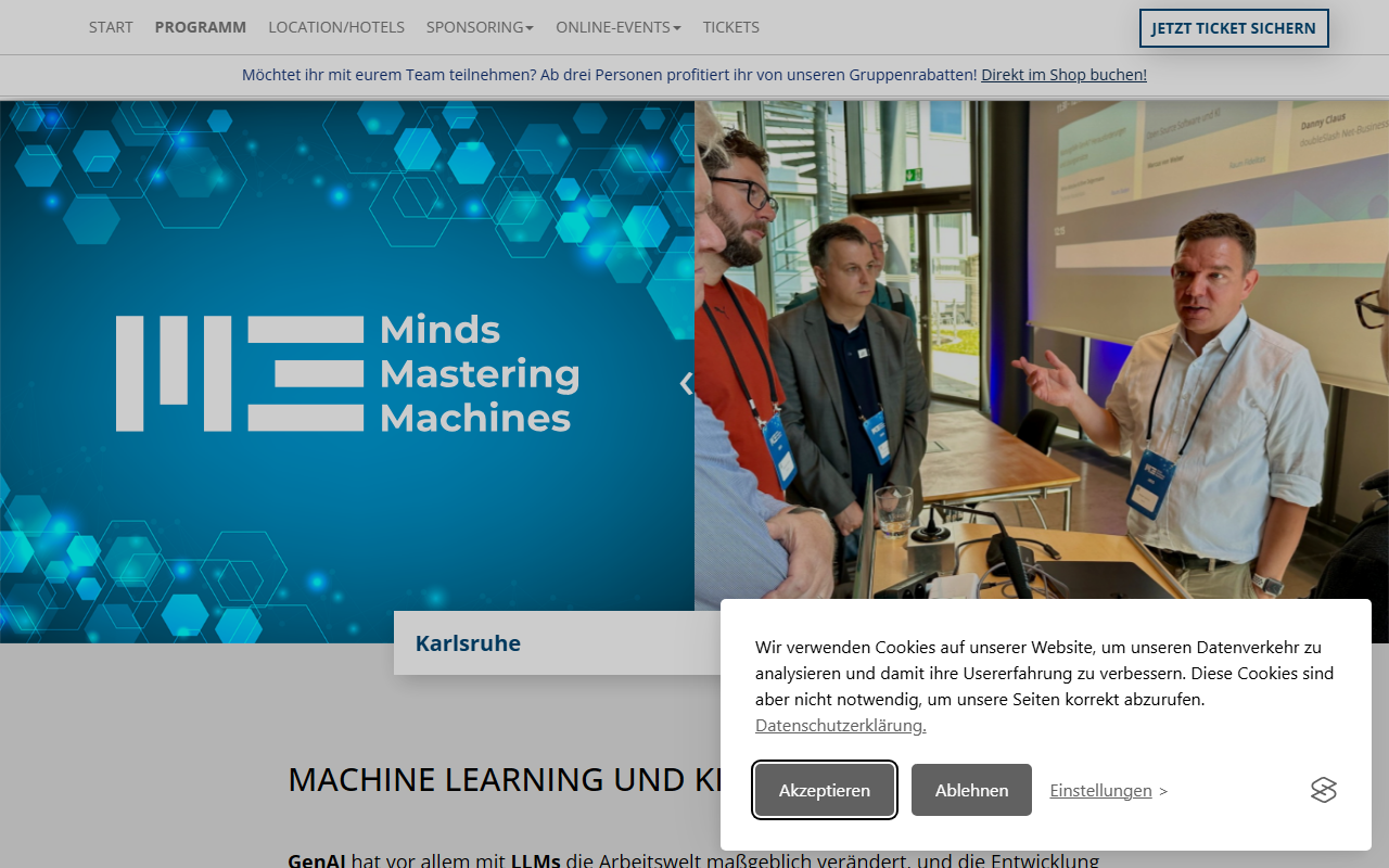 M3 Konferenz screenshot