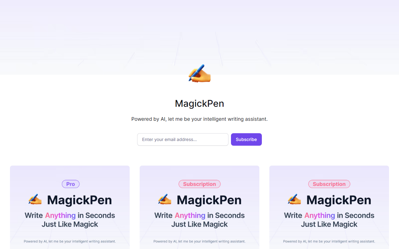 MagickPen screenshot