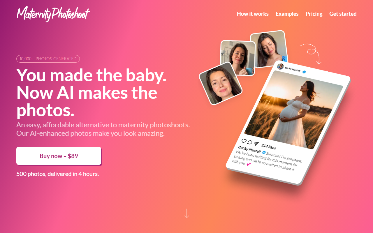 MaternityPhotoshoot screenshot