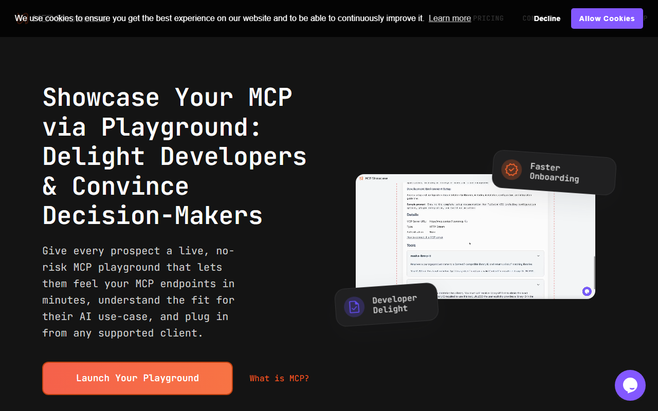 MCP Showcase screenshot