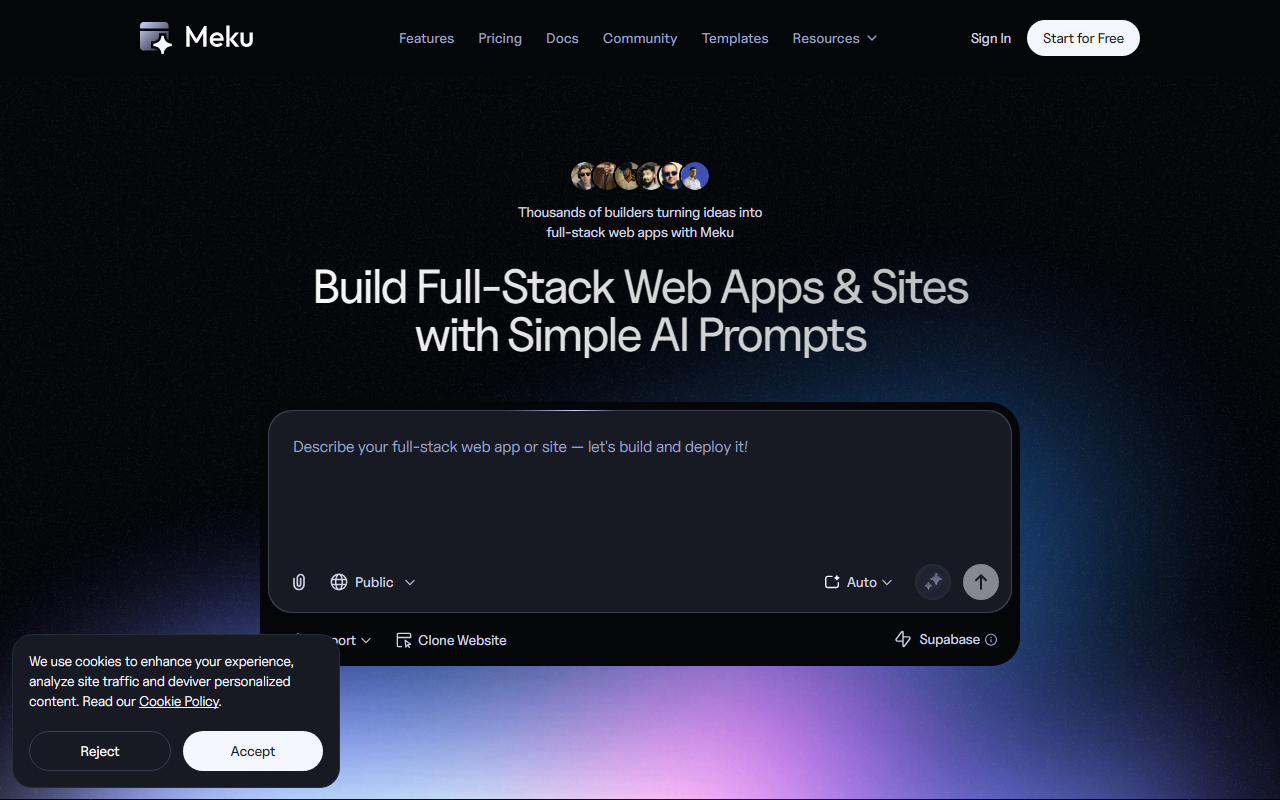 Meku screenshot
