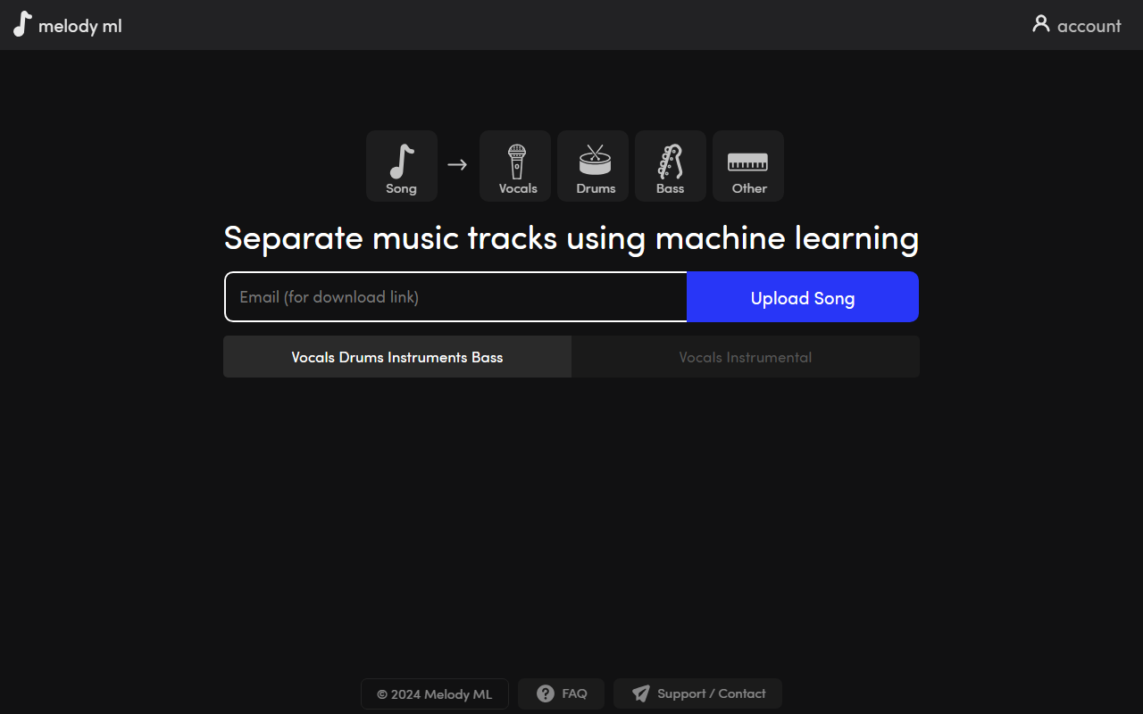 Melody ML screenshot