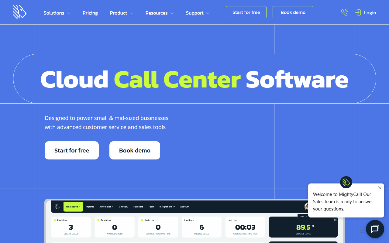MightyCall screenshot