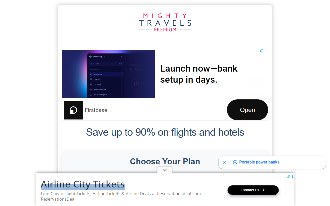 Mighty Travels screenshot