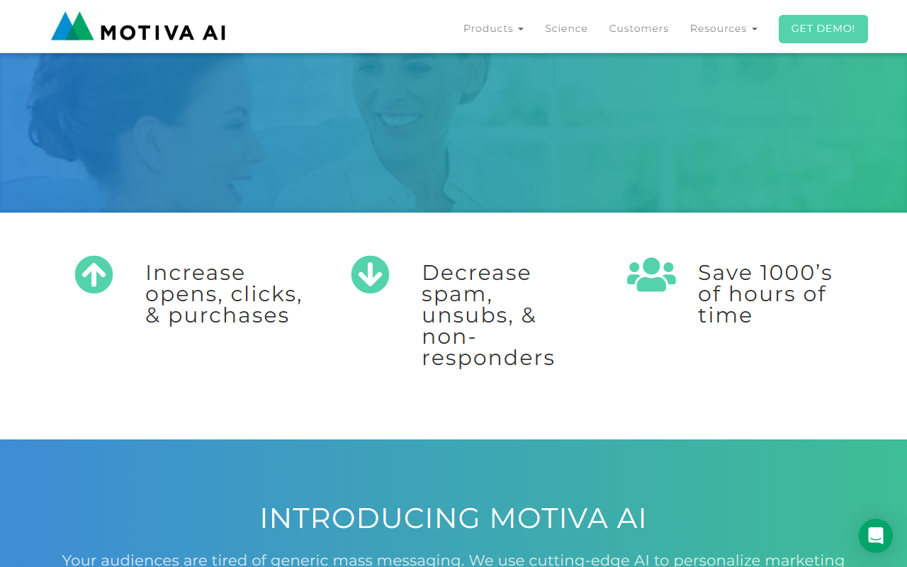 Motiva AI screenshot
