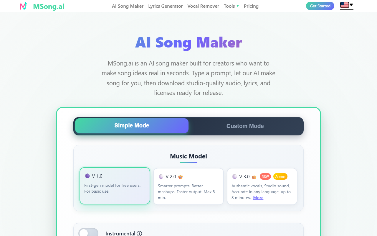 MSong.ai screenshot