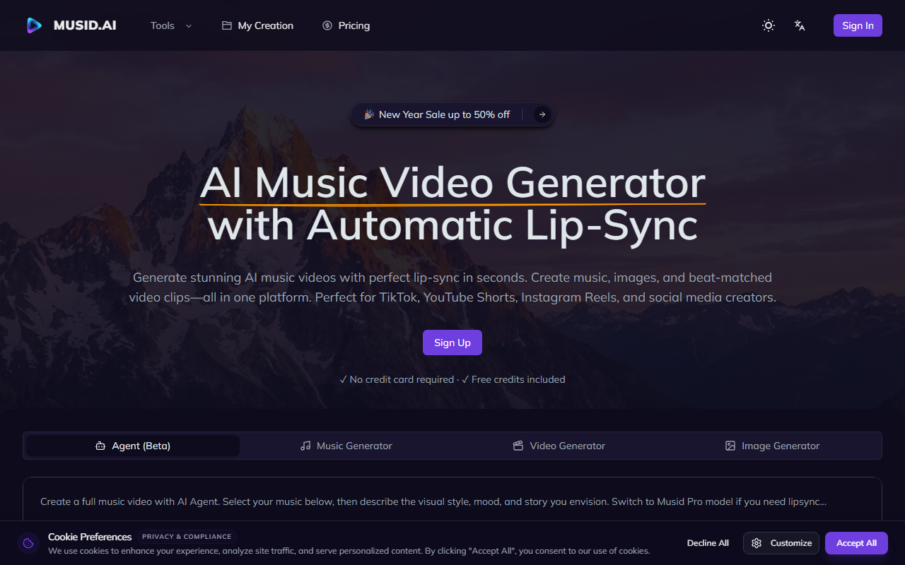 Musid screenshot