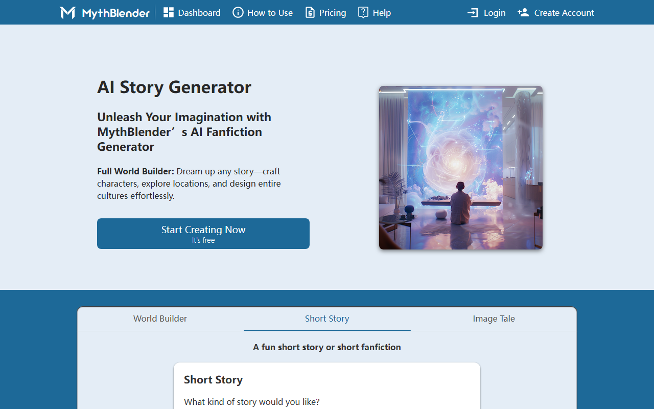 MythBlender screenshot