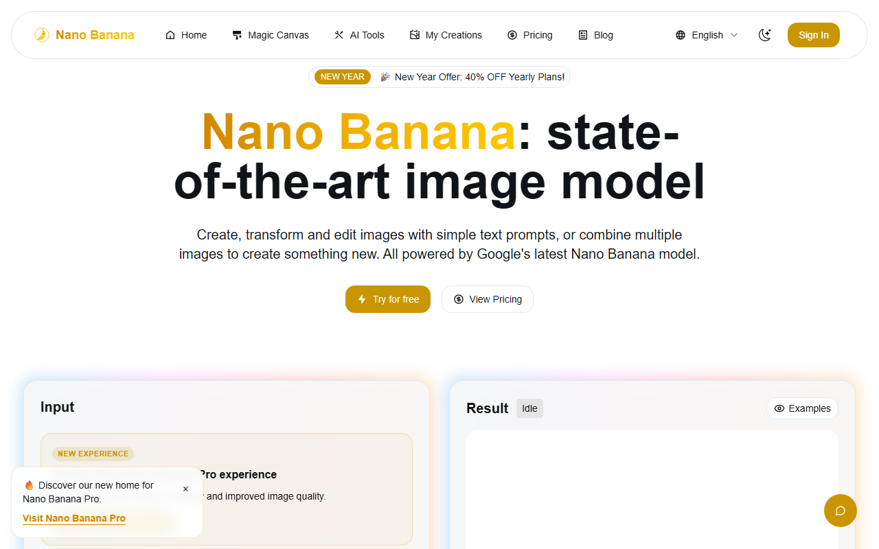 Nano Banana screenshot