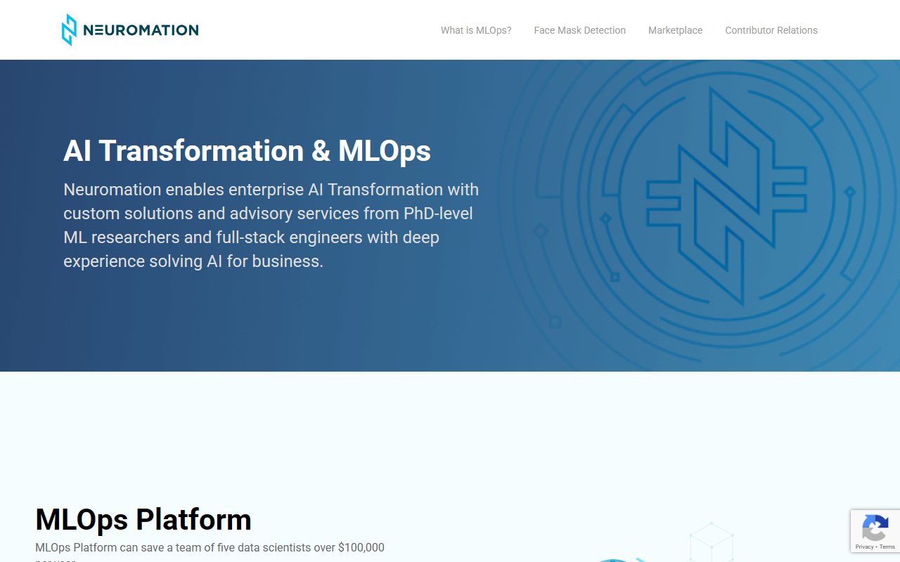 Neuromation screenshot