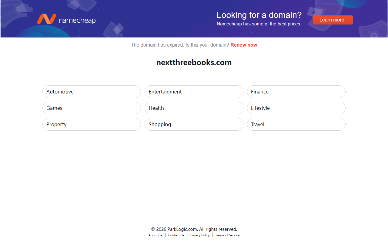 NextThreeBooks screenshot