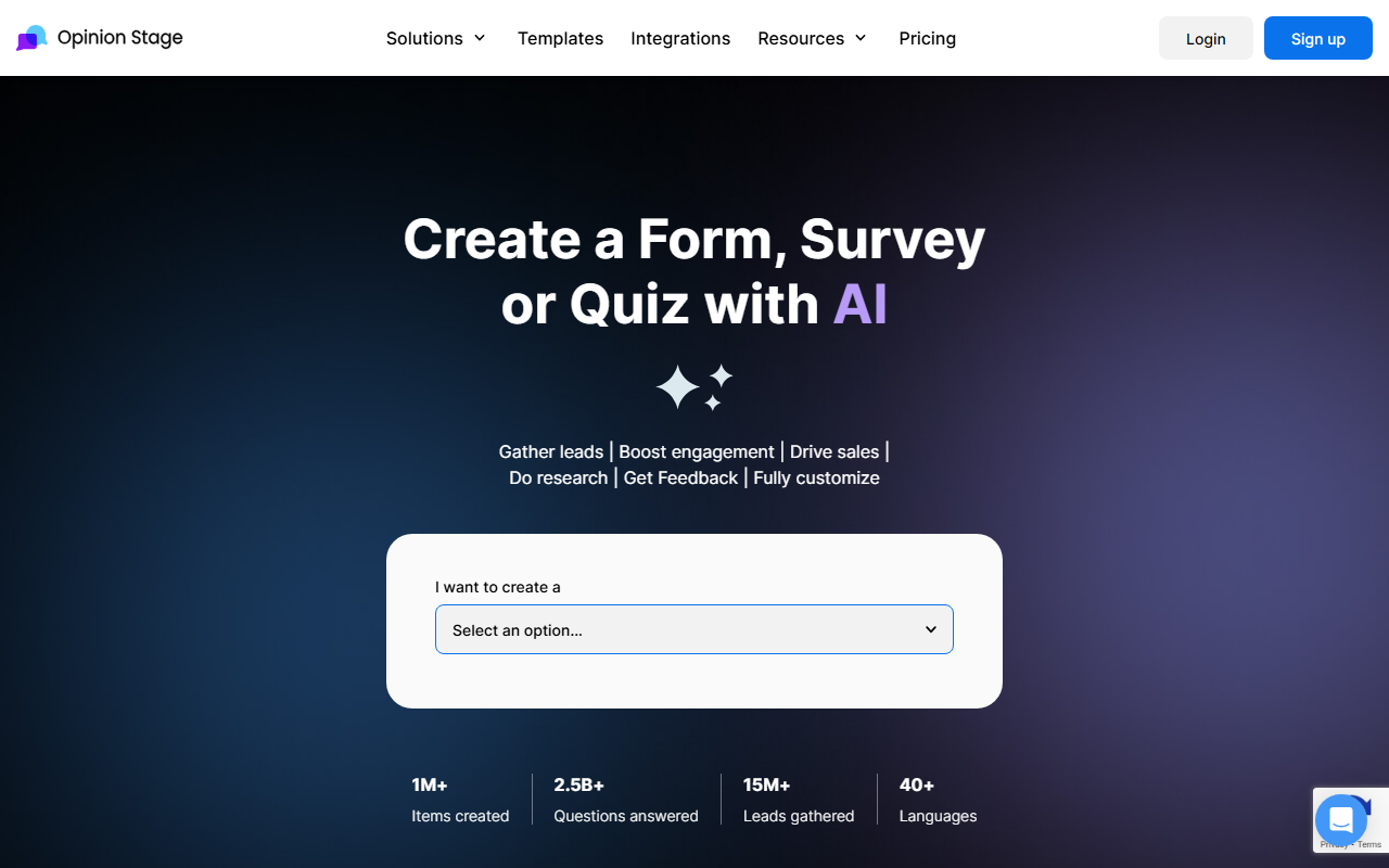 OpinionStage screenshot