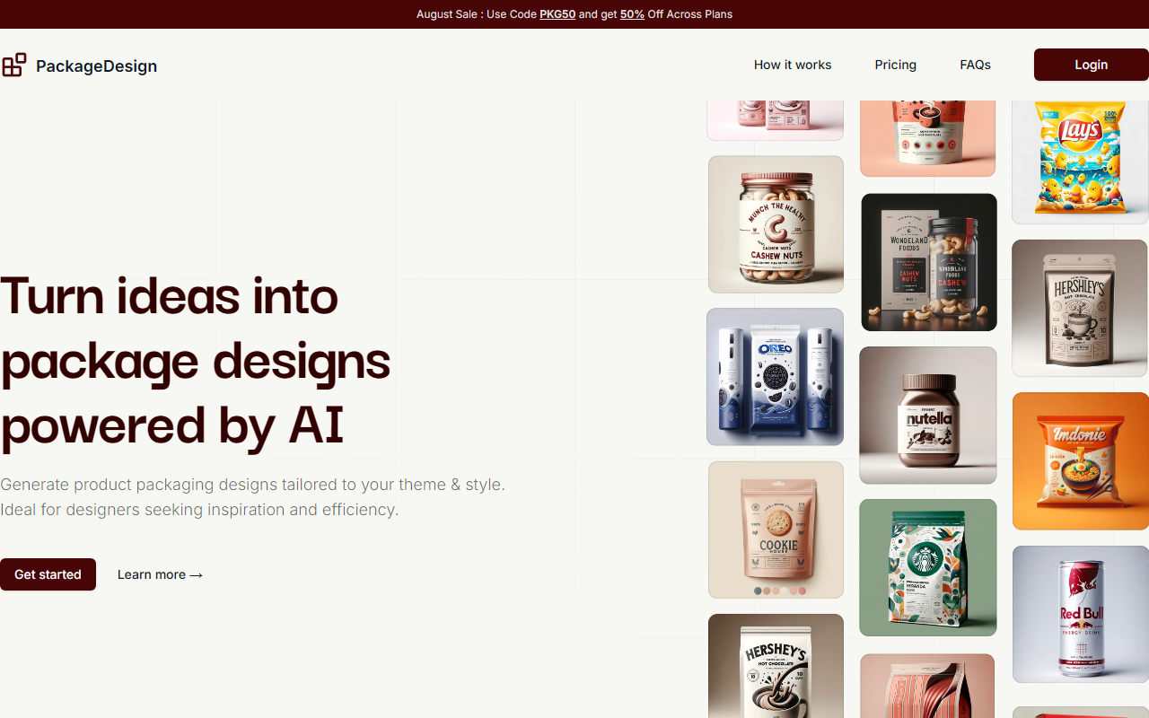 Package Design screenshot