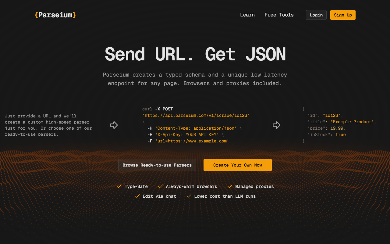 Parseium screenshot