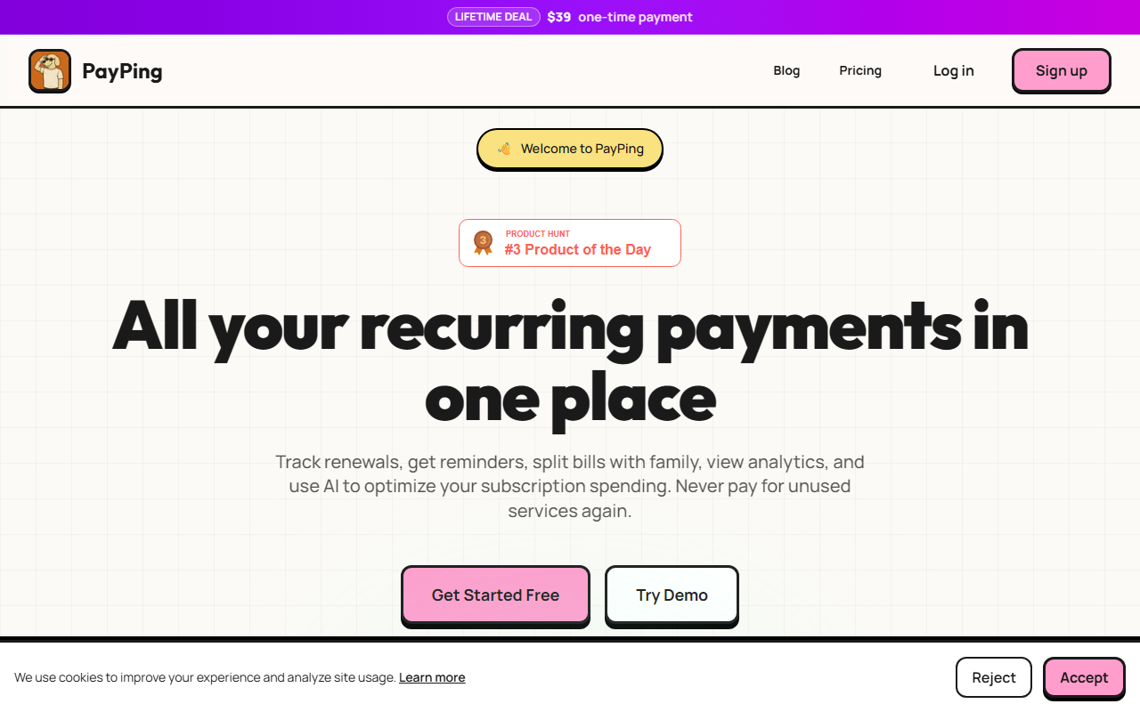 PayPing screenshot