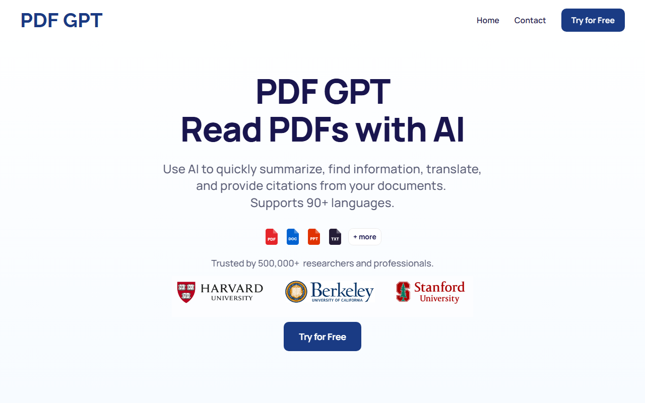 PDF GPT screenshot