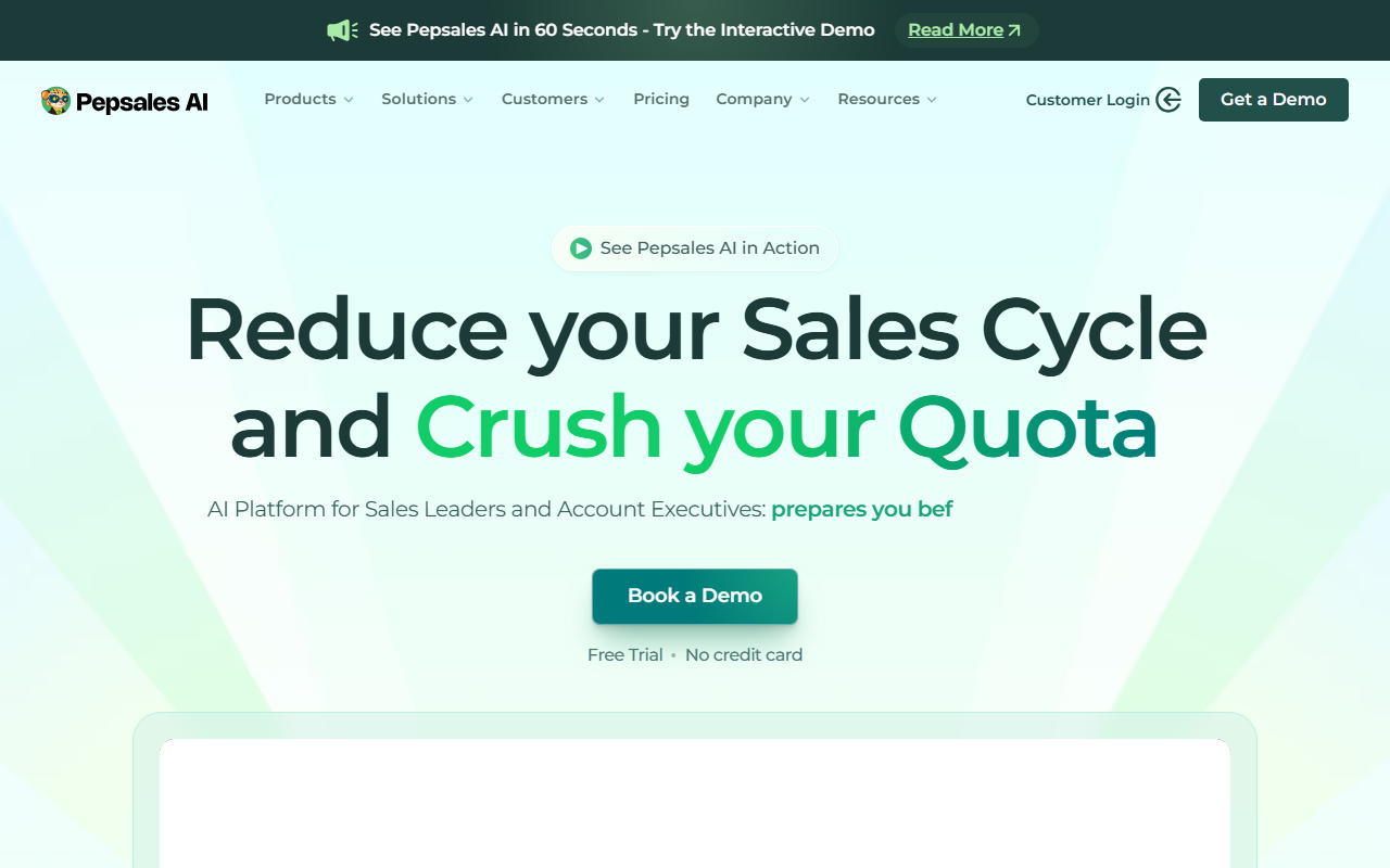Pepsales screenshot