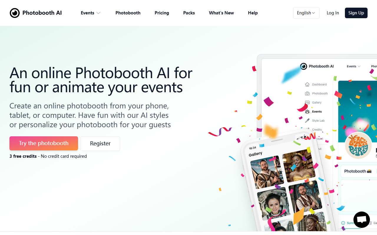 Photobooth AI screenshot