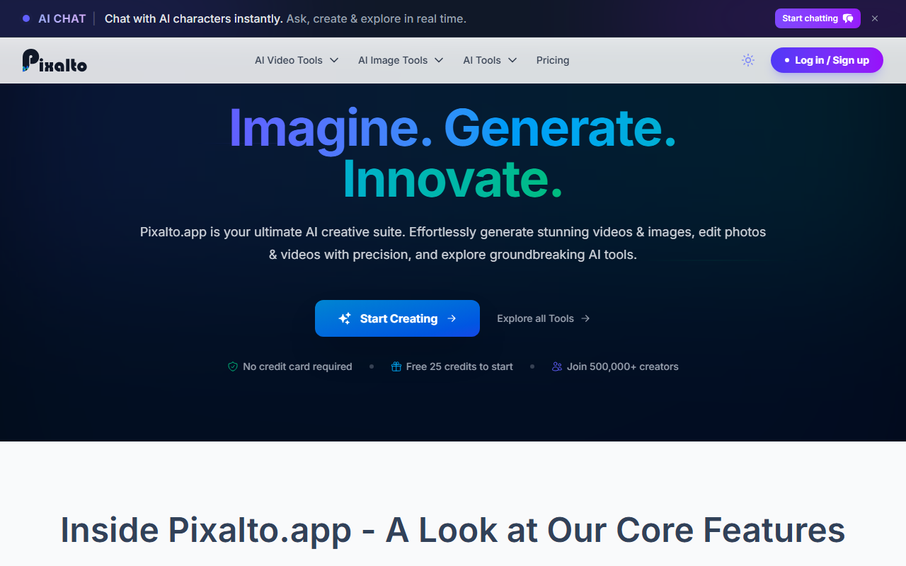 Pixalto screenshot