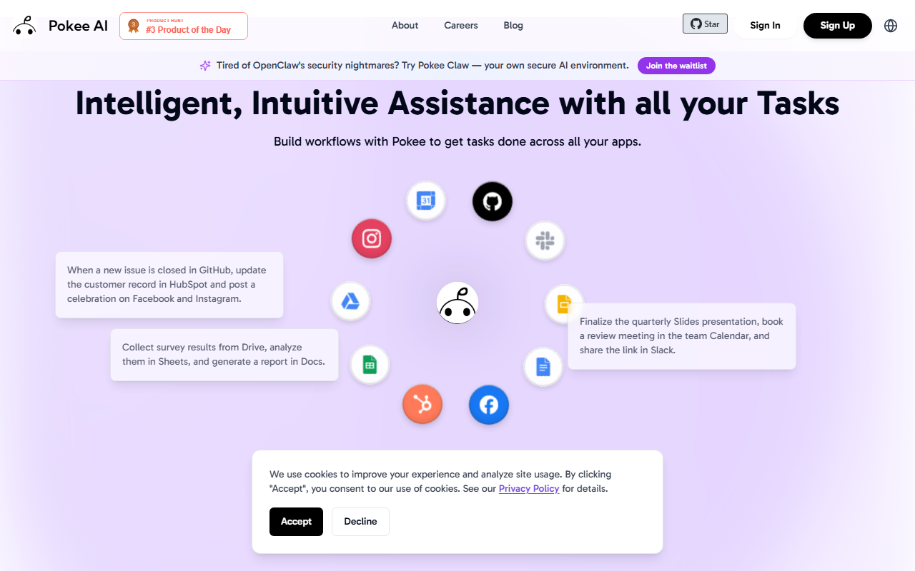 Pokee AI screenshot