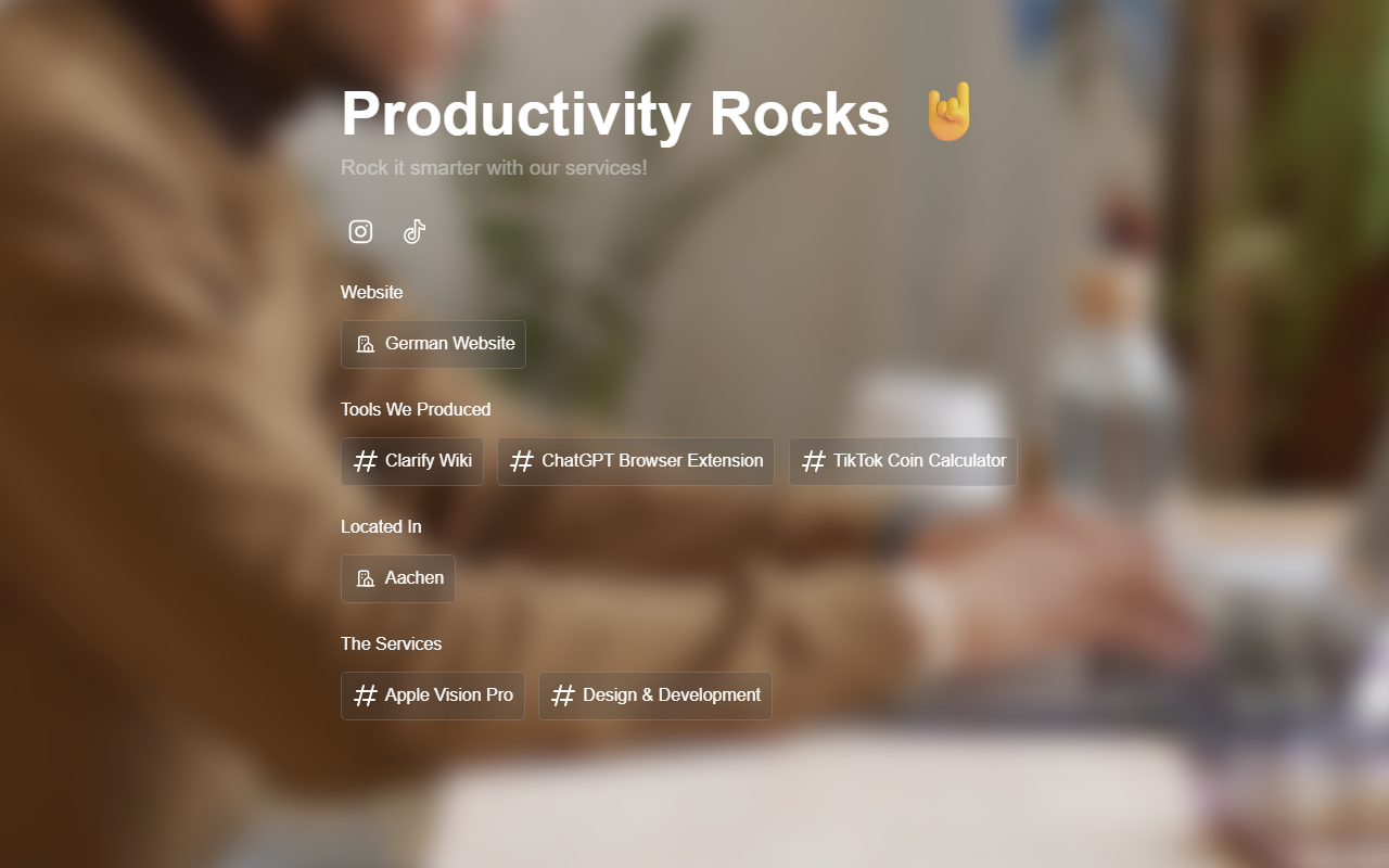 Productivity Rocks screenshot