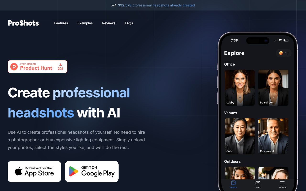 ProShots screenshot